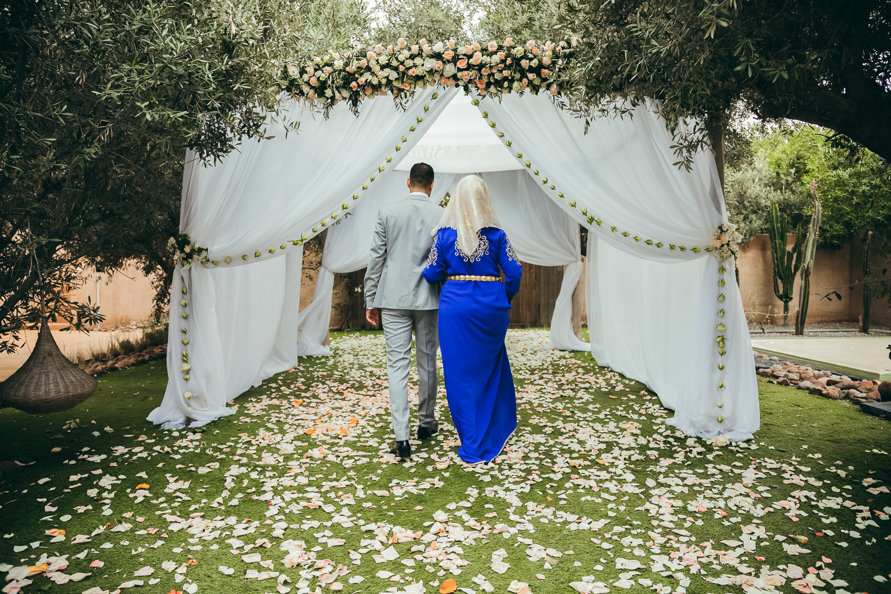 Cérémonie de mariage capturée par le photographe Alex Wong à Marrakech