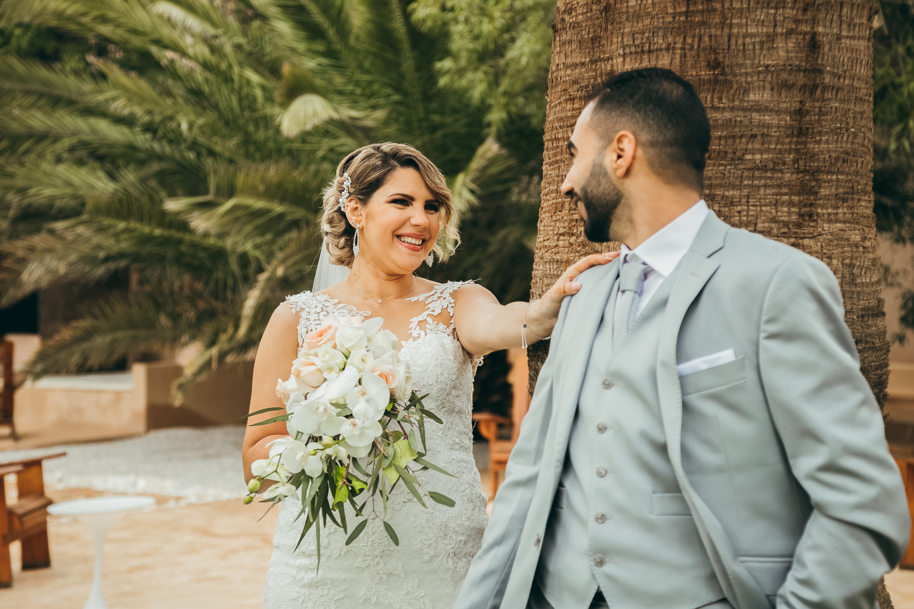 Séance photo romantique de mariage à Marrakech réalisée par Alex Wong